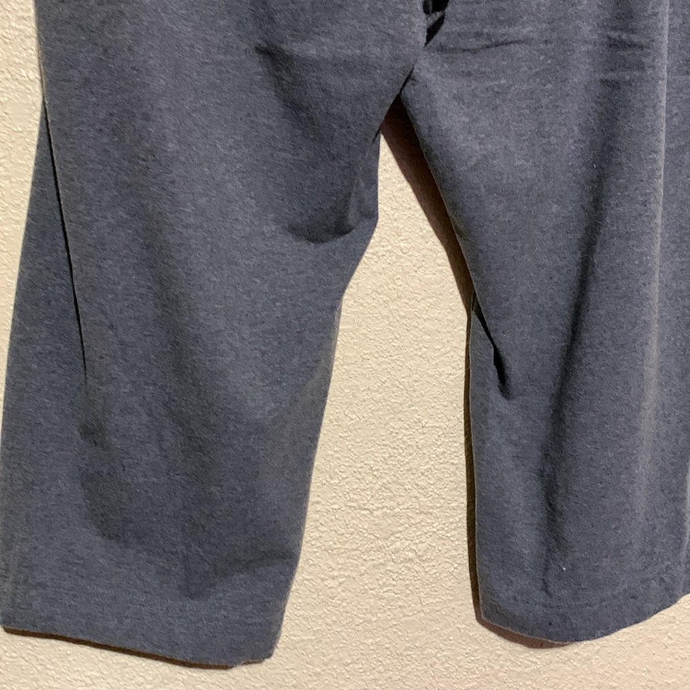 Lands' End Capris Stretch Pants Gray 2X Starfish Crop Straight Cotton Spandex - Picture 9 of 16